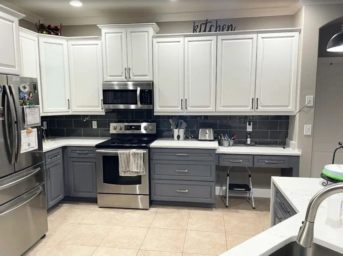 Cabinet Colour Change Inspiration Image 4 | MK Enhancement | Hamilton