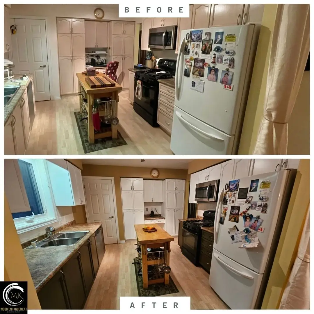 Professional Cabinet Refinishing Showcase | Kitchen Transformation | Hamilton Services