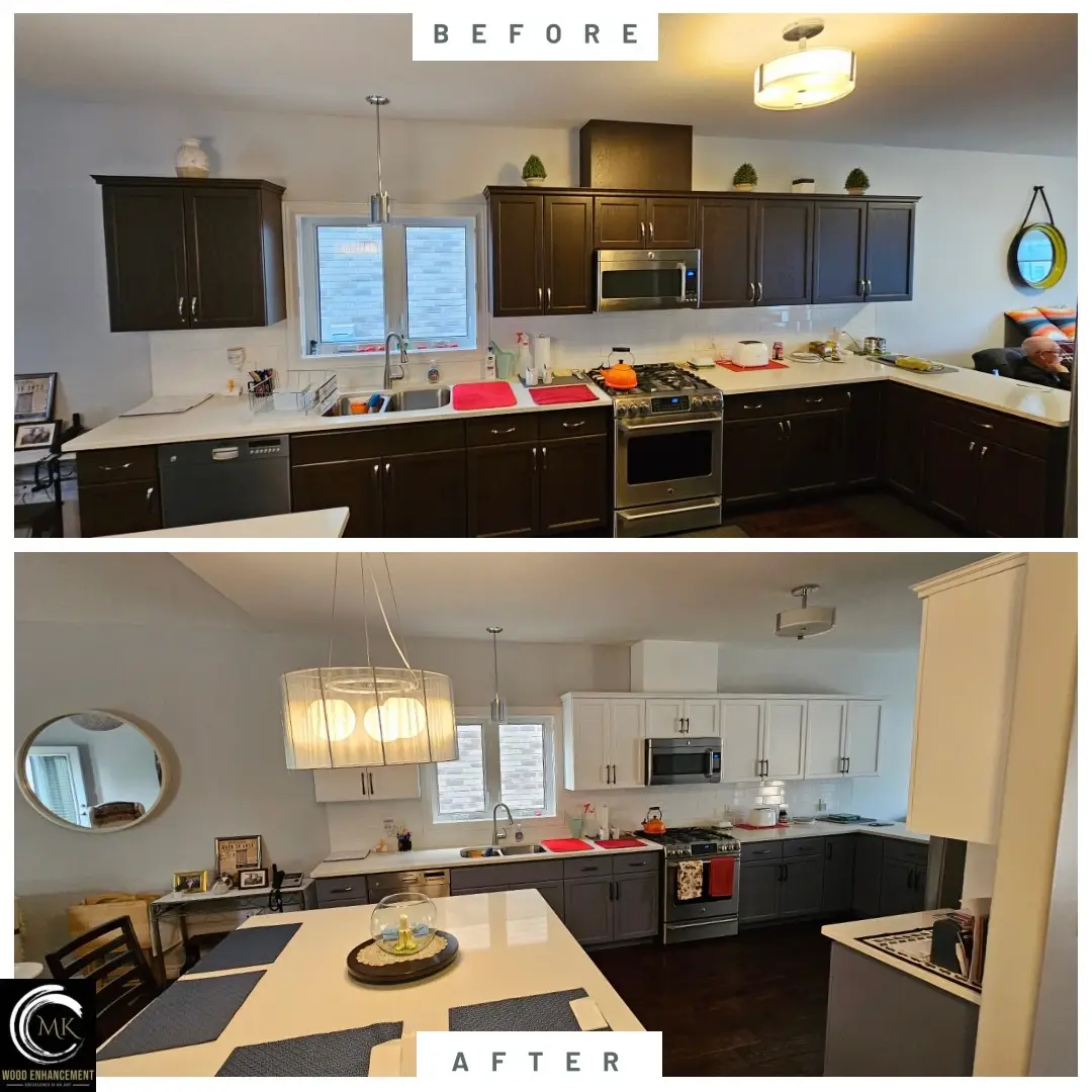 Cabinet Painting Showcase | Kitchen Cabinet Color Enhancement | Hamilton Cabinet Experts