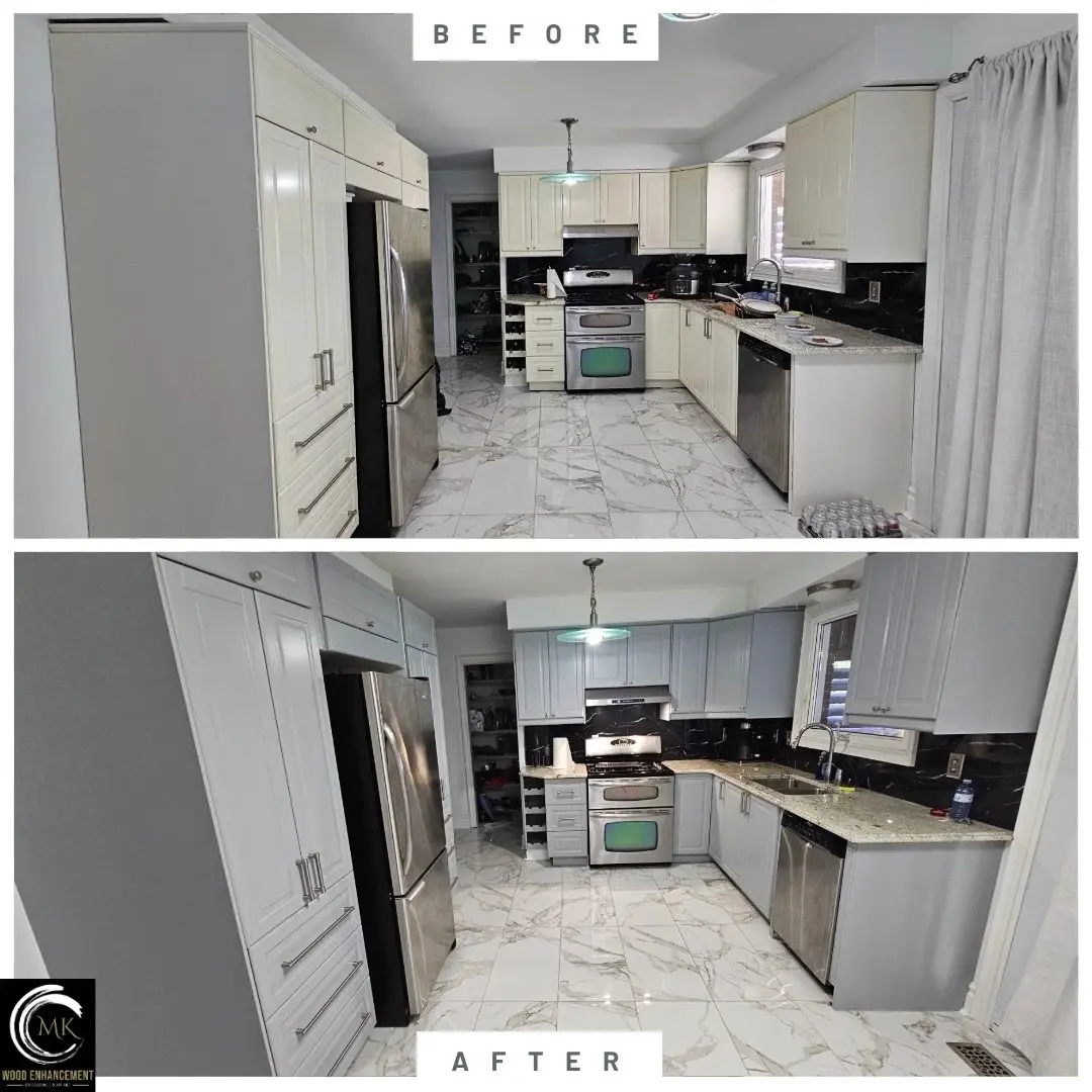 Kitchen Cabinet Refinishing Our Work Image 13 | MK Enhancement | Hamilton