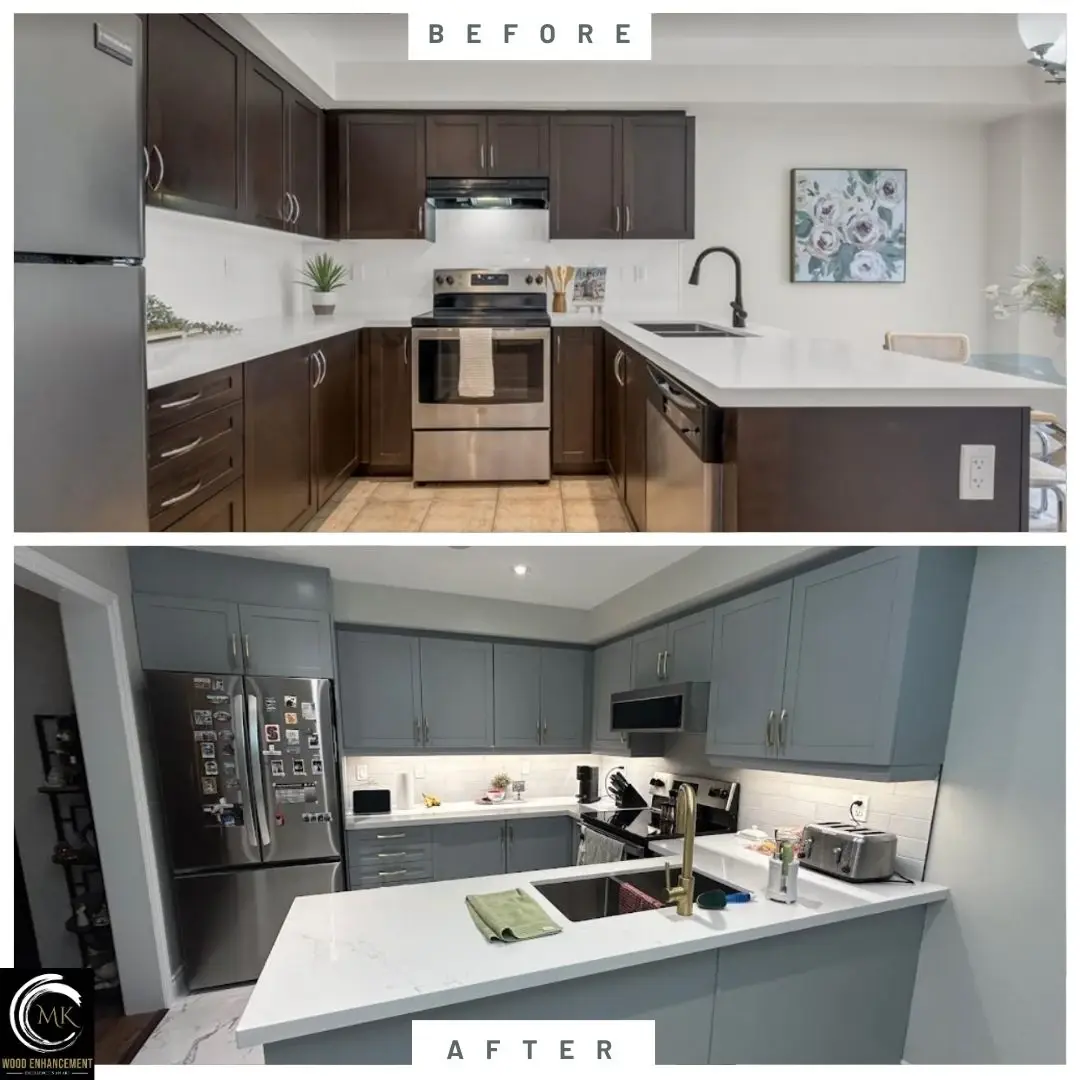 Kitchen Cabinet Refinishing Our Work Image 23 | MK Enhancement | Hamilton