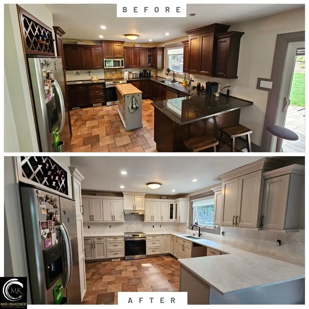 Kitchen Cabinet Refinishing Our Work Image 28 | MK Enhancement | Hamilton